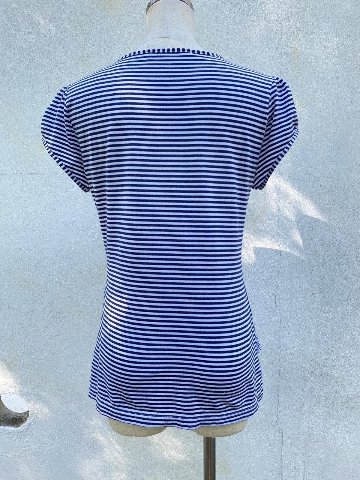 Designer Love Moschino deconstruction layer bule blouse on tee Size M / US 6-8 / IT 42-44 - 9 Thumbnail