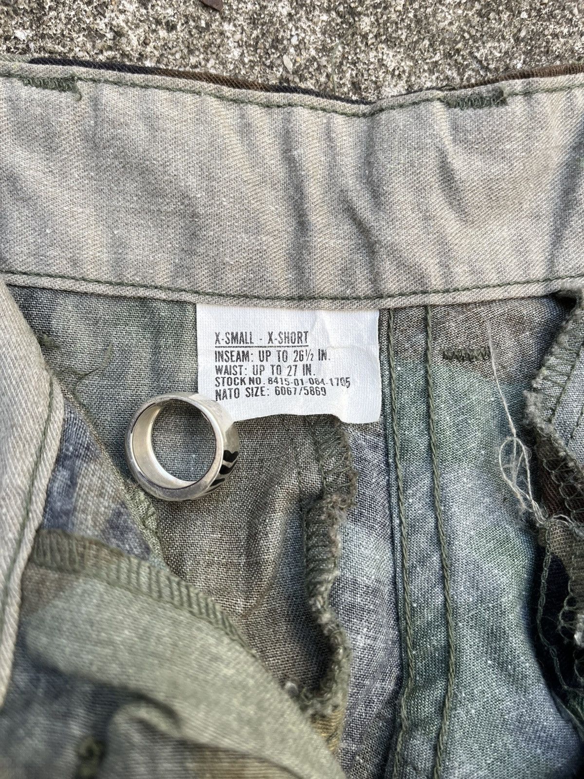 Vintage Woodland Camo Military Cargo Pants Size US 26 / EU 42 - 3 Thumbnail