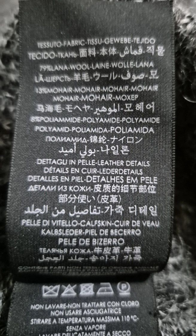 Saint Laurent Paris Cuffed Beanie in Wool amd Mohair - Gift Bag Included Size ONE SIZE - 5 Thumbnail