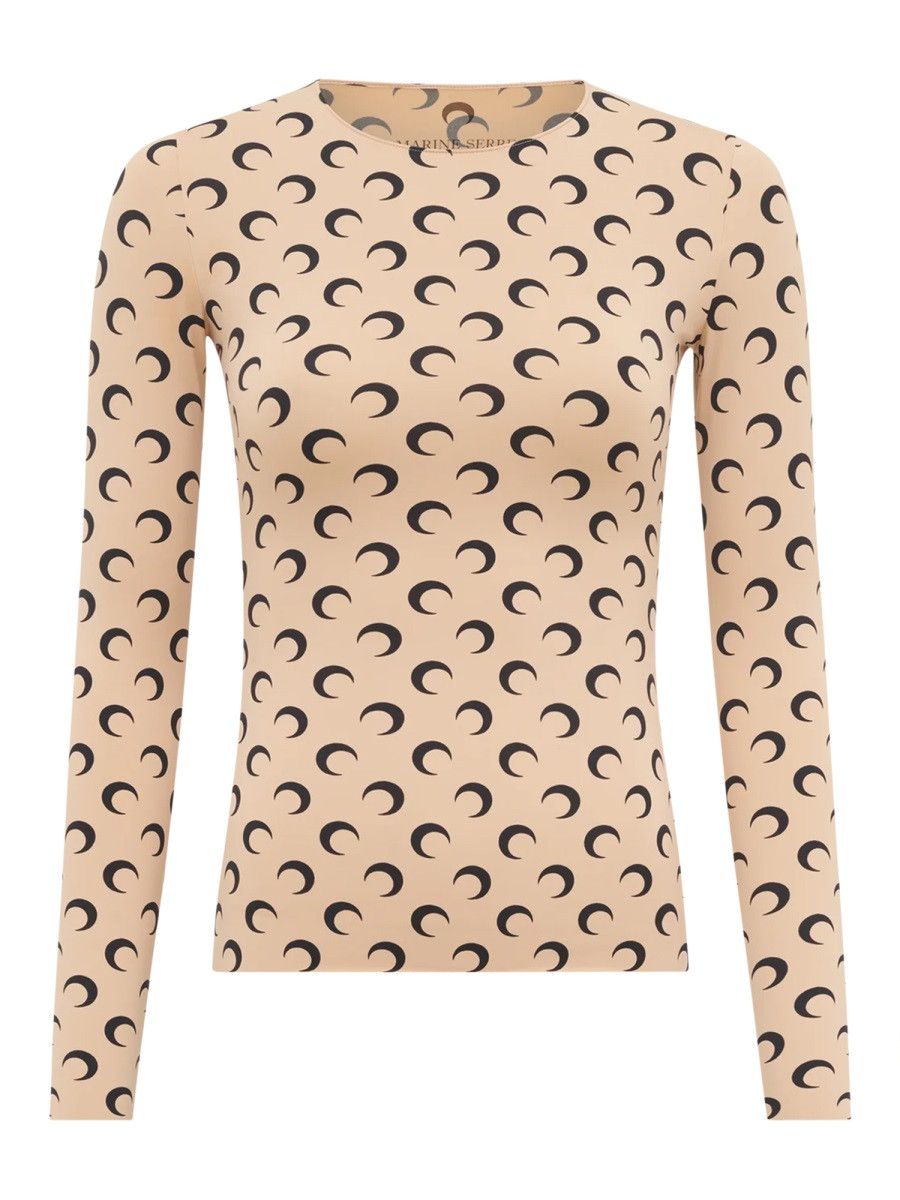 Marine Serre MARINE SERRE TOP "MOON" - NUDE Size XS / US 0-2 / IT 36-38 - 1 Thumbnail