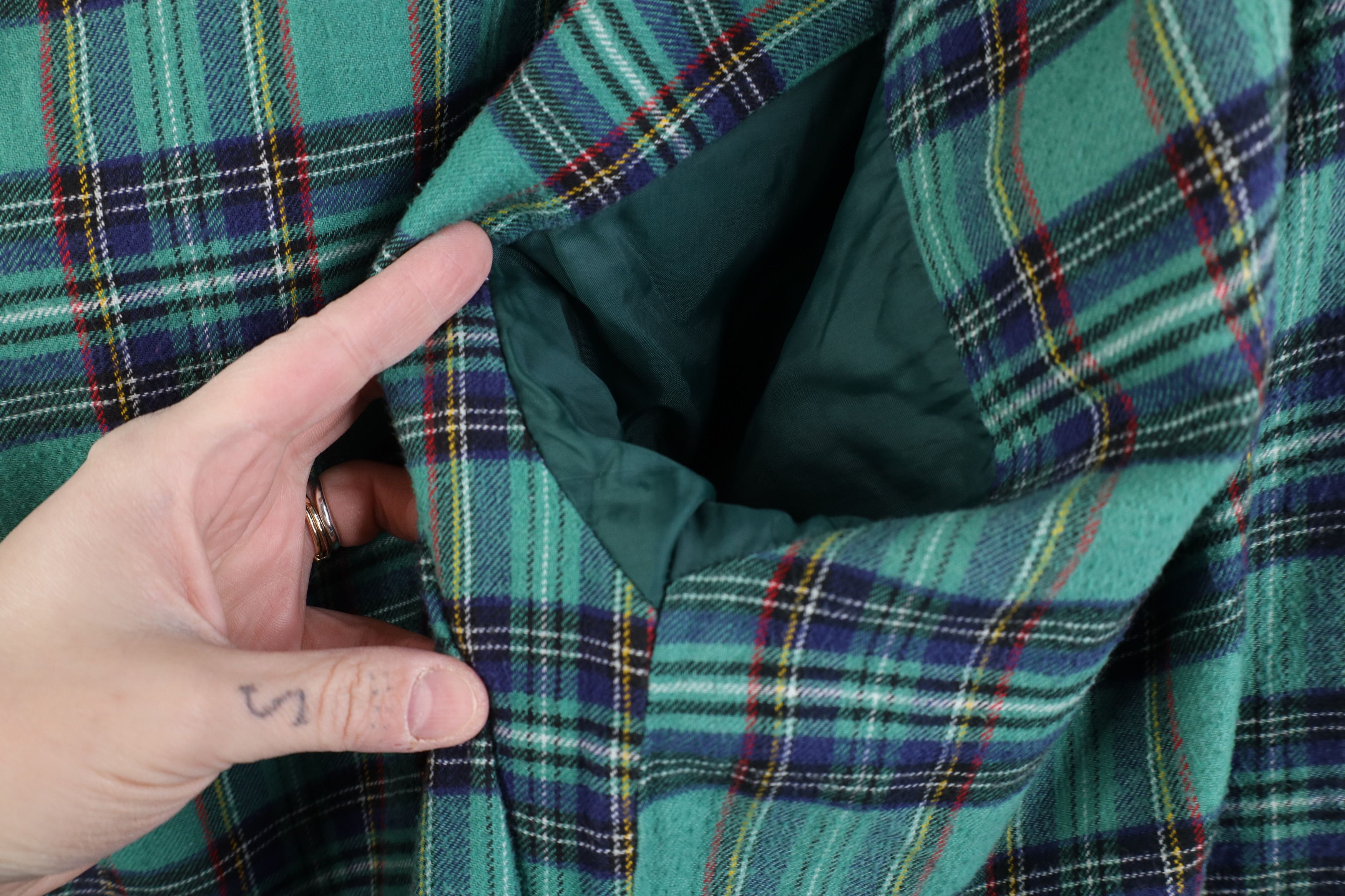 Vintage Vintage 90s Streetwear Lined Canvas Chore Barn Jacket Green Size M / US 6-8 / IT 42-44 - 12 Thumbnail