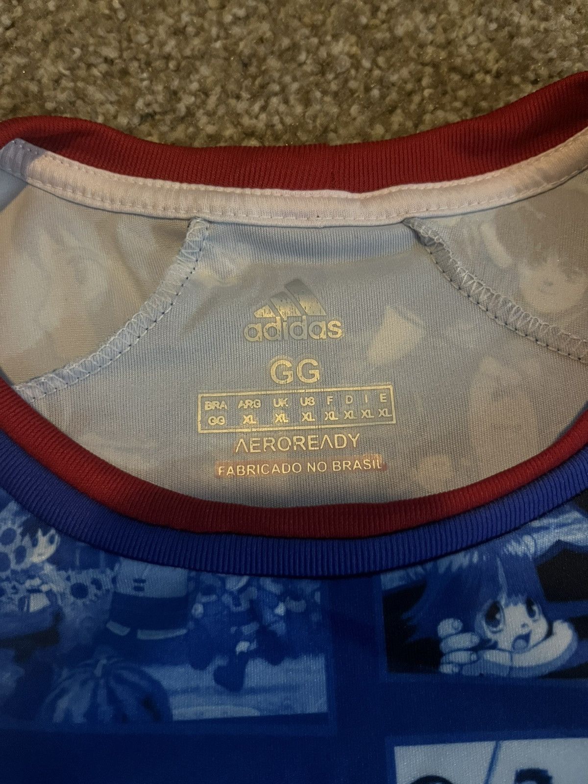 Adidas Anime Jersey Size US XL / EU 56 / 4 - 2 Thumbnail