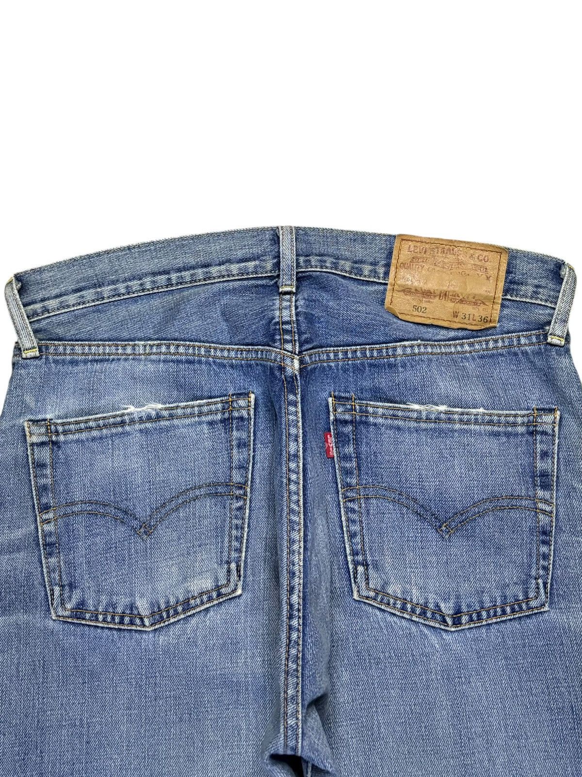 Levi's Vintage 80s Levis 502xx Big E Selvedge Loose Jeans Size US 31 - 9 Thumbnail