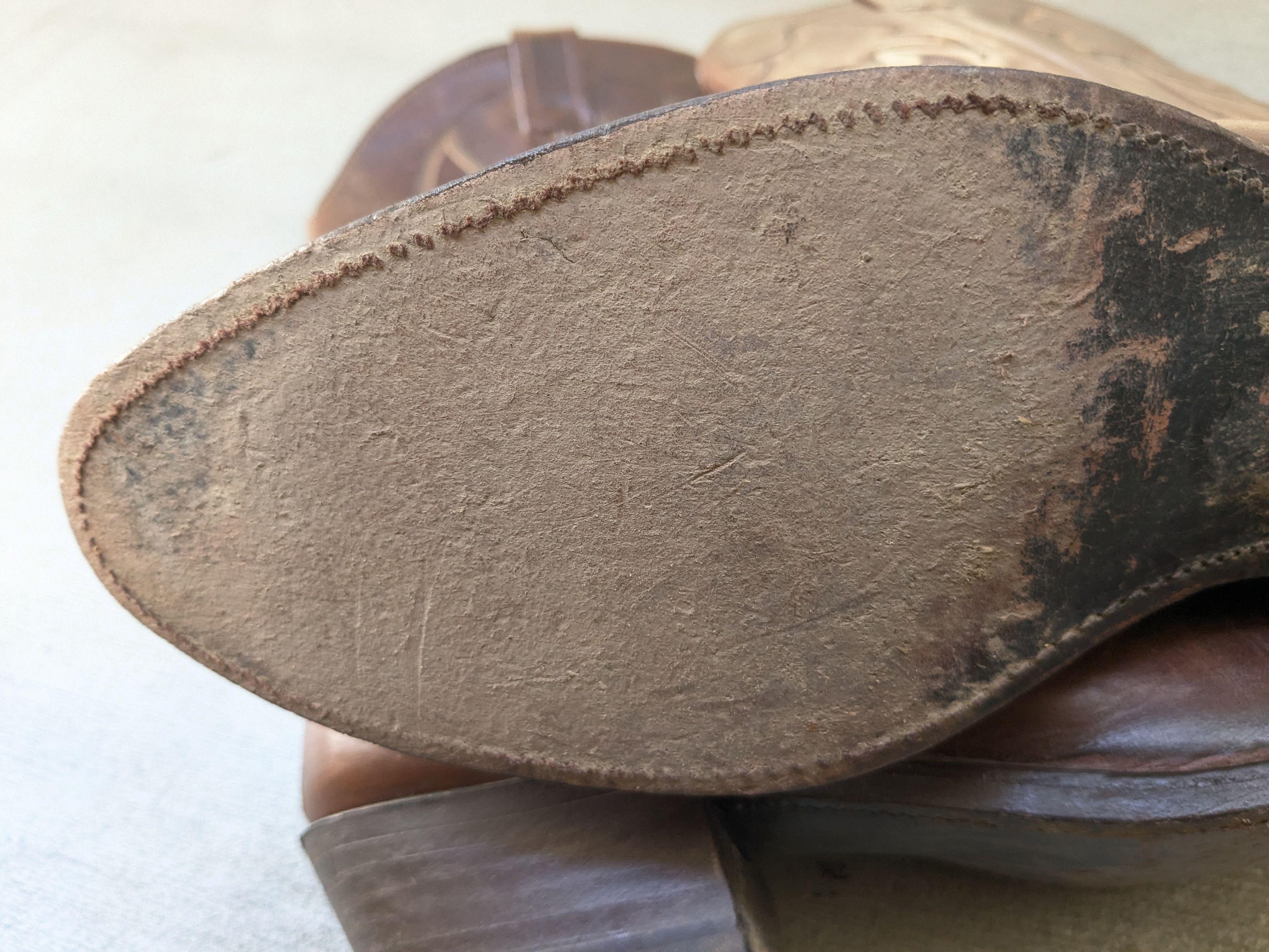 Nocona Boots Nocona Cowboy Boots Brown Leather 11.5 D Botas USA Size US 11.5 / EU 44-45 - 16 Thumbnail