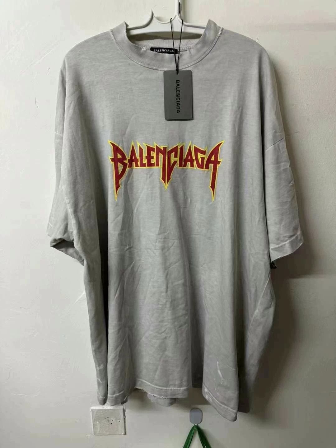 Balenciaga Balenciaga flame splatter short sleeved shirt Size US M / EU 48-50 / 2 - 1 Thumbnail