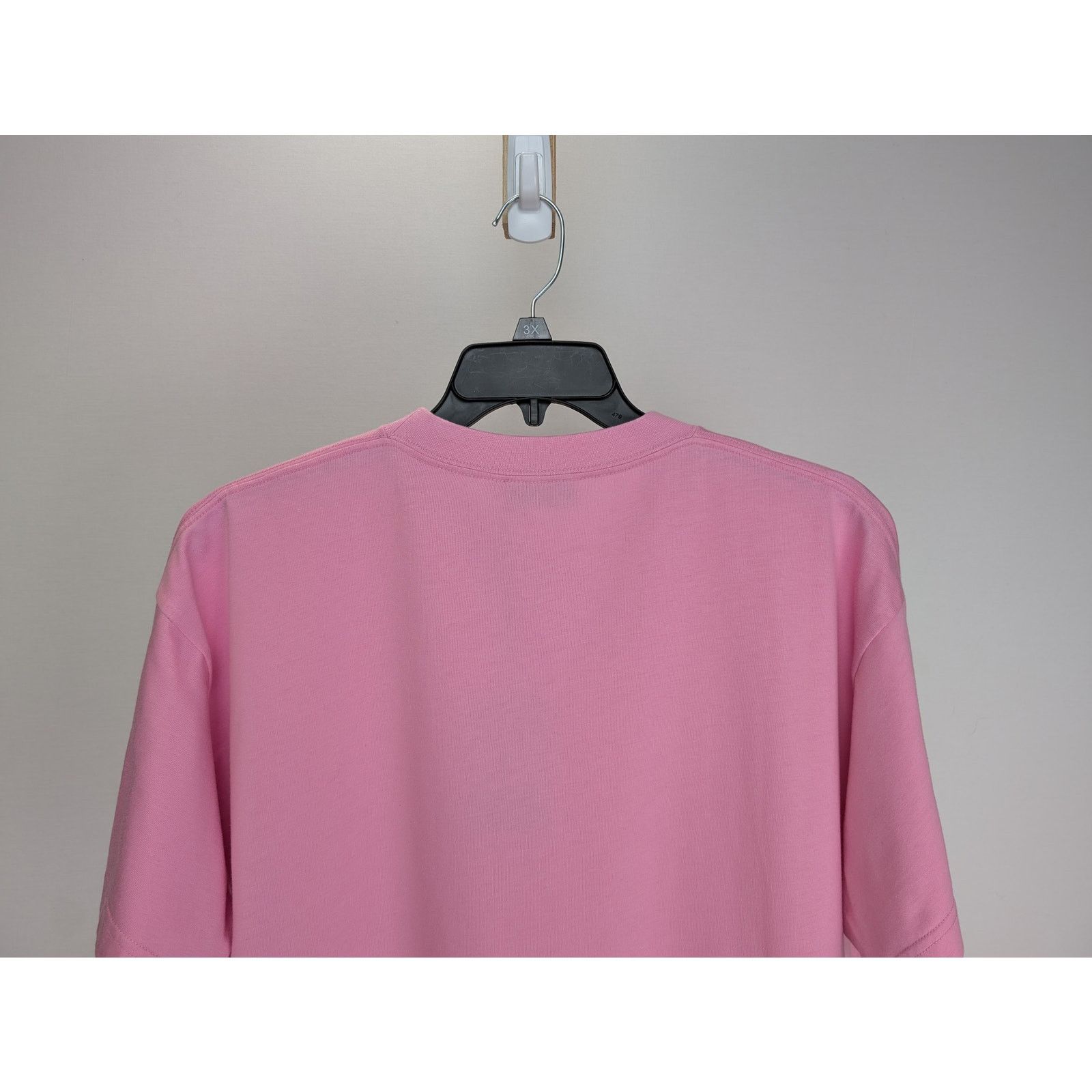 Balenciaga o1rshd1 BB Paris Icon Vintage Jersey Strass T-Shirt in Pink Size US XL / EU 56 / 4 - 11 Thumbnail