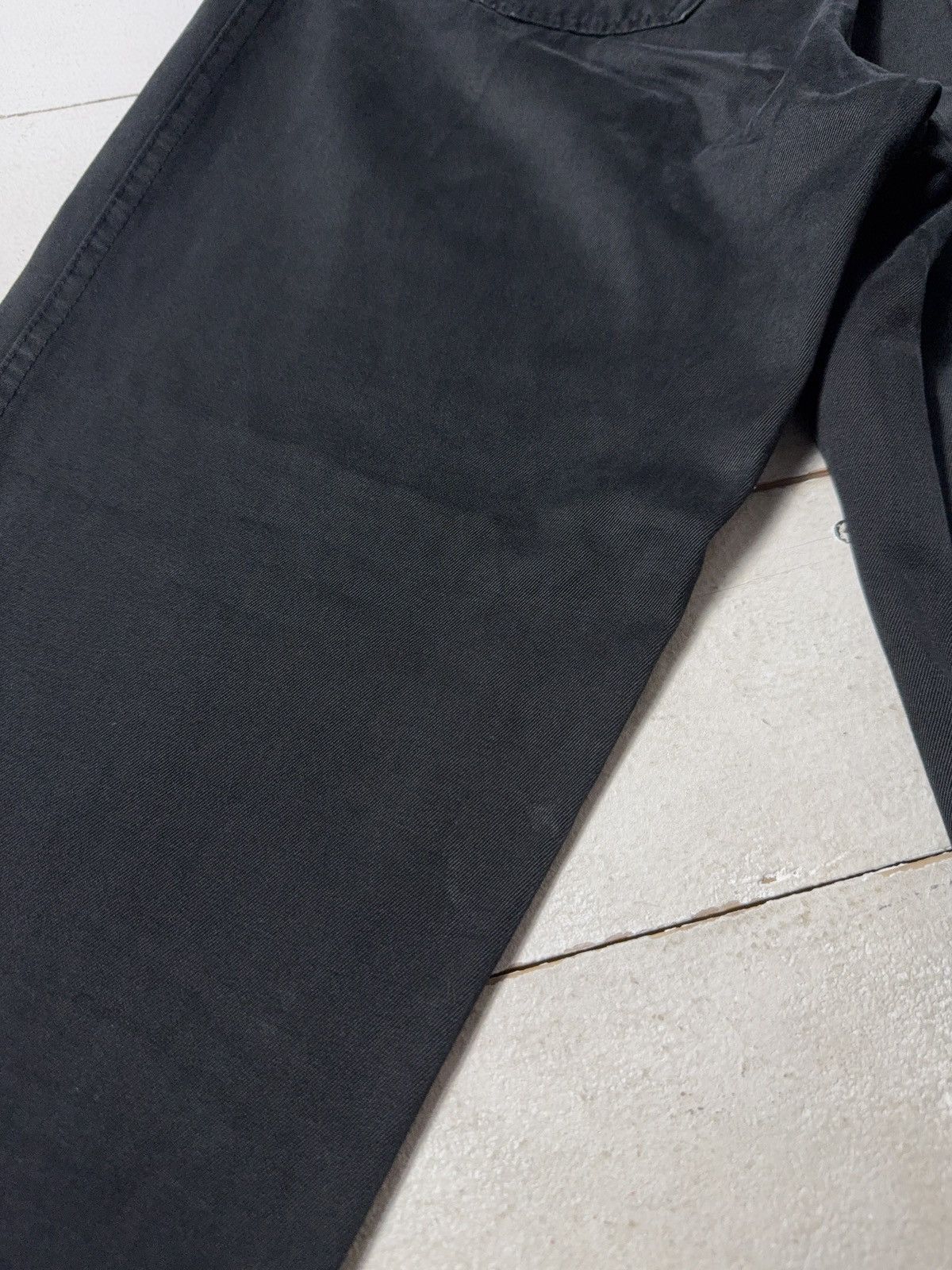 Giorgio Armani 90s Retro Armani Jeans Black Cotton Pants Made in Italy Size US 28 / EU 44 - 22 Thumbnail