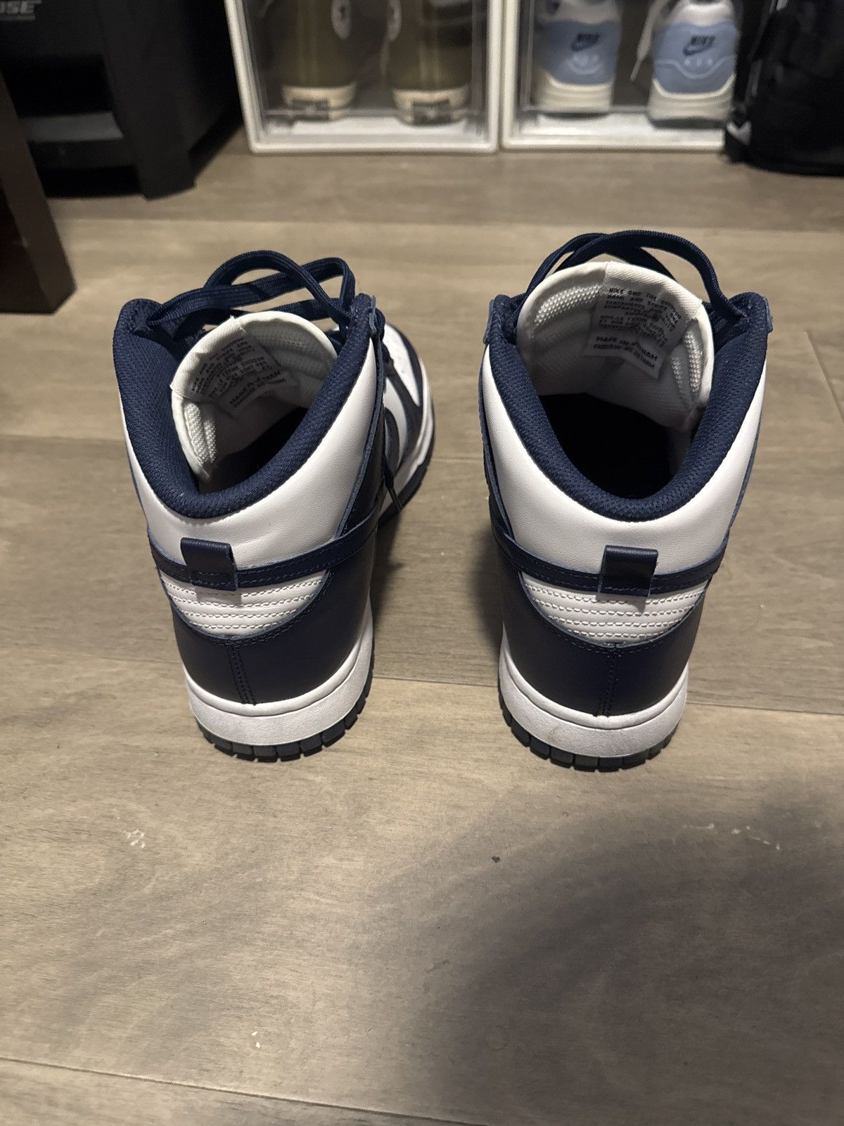 Nike Navy Blue Dunk High Size US 9.5 / EU 42-43 - 5 Thumbnail