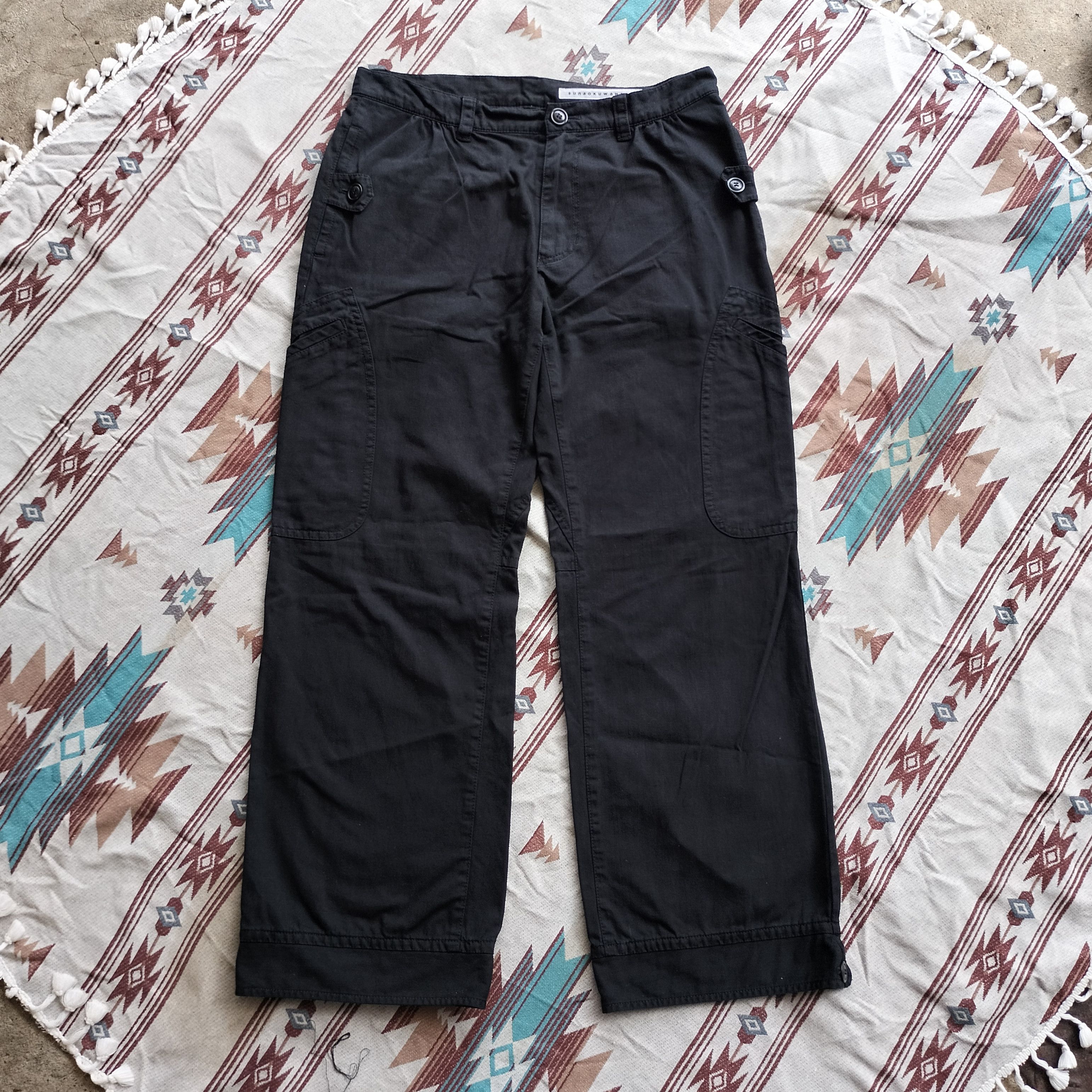 Issey Miyake SunaoKuwahara cargo wide leg bush pants Size US 31 - 1 Thumbnail