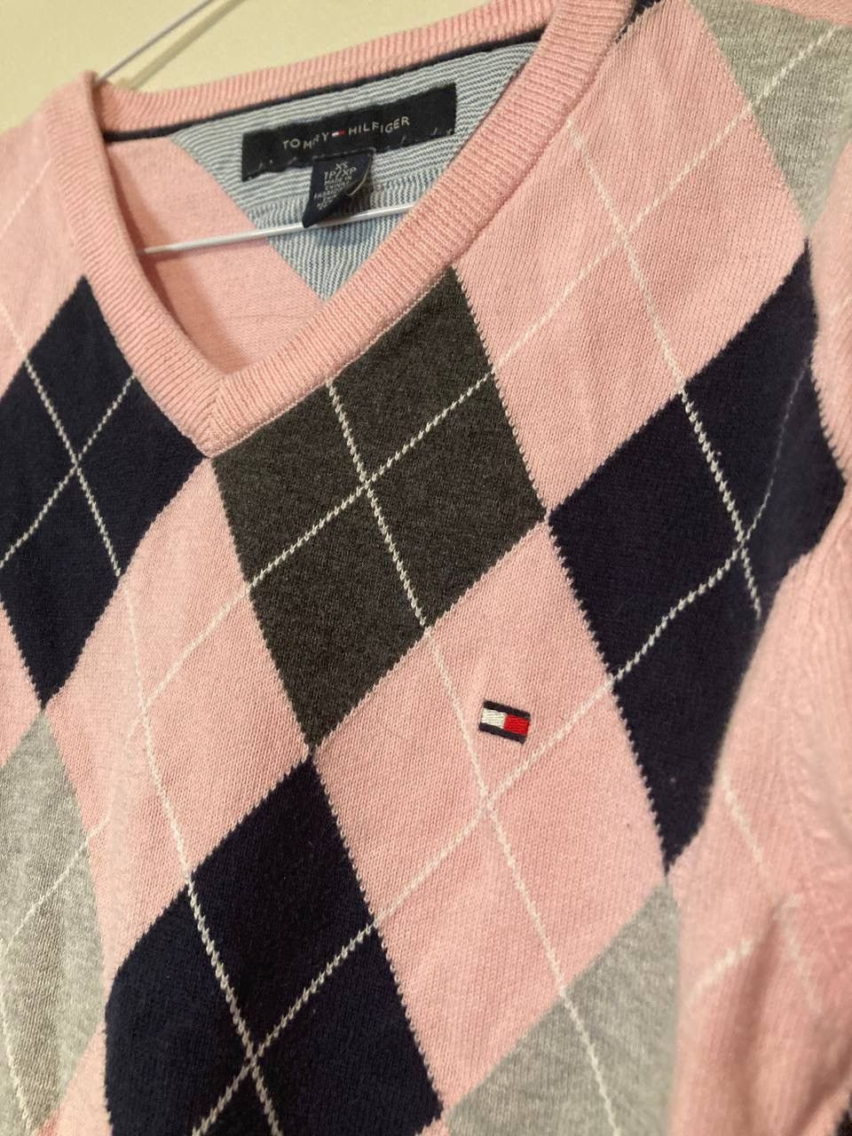 Tommy Hilfiger Argyle Sweater Size US XS / EU 42 / 0 - 3 Thumbnail