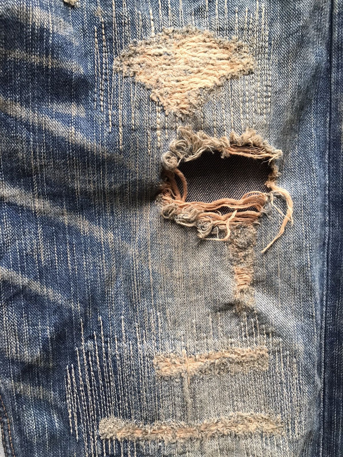 Edwin Edwin 403XV Distressed Denim kapital Style Size US 32 / EU 48 - 6 Thumbnail