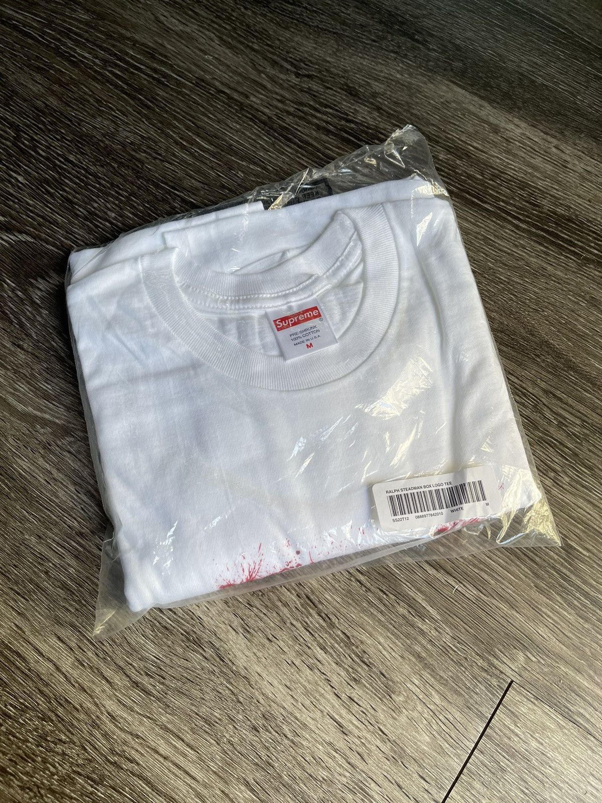 Supreme Supreme Ralph Steadman Box Logo Tee White | Grailed 