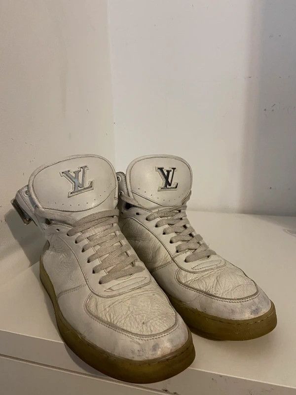 Louis Vuitton louis vuitton archival high top sneakers with big logo Size US 7.5 / EU 40-41 - 3 Thumbnail