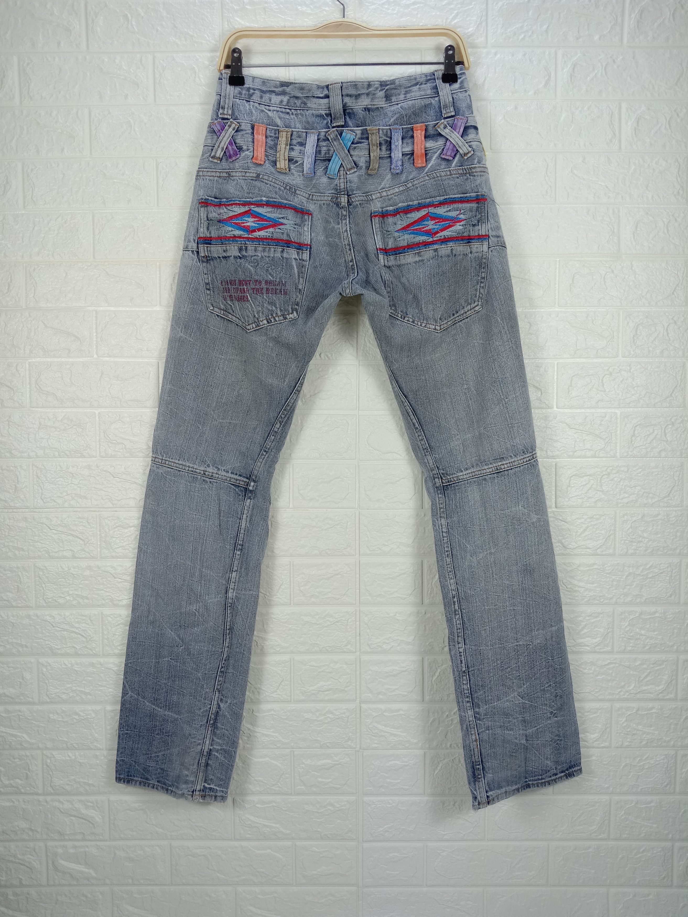 Japanese Brand Vintage Japanese Memory Special Double Waist Jeans Size US 30 / EU 46 - 7 Thumbnail