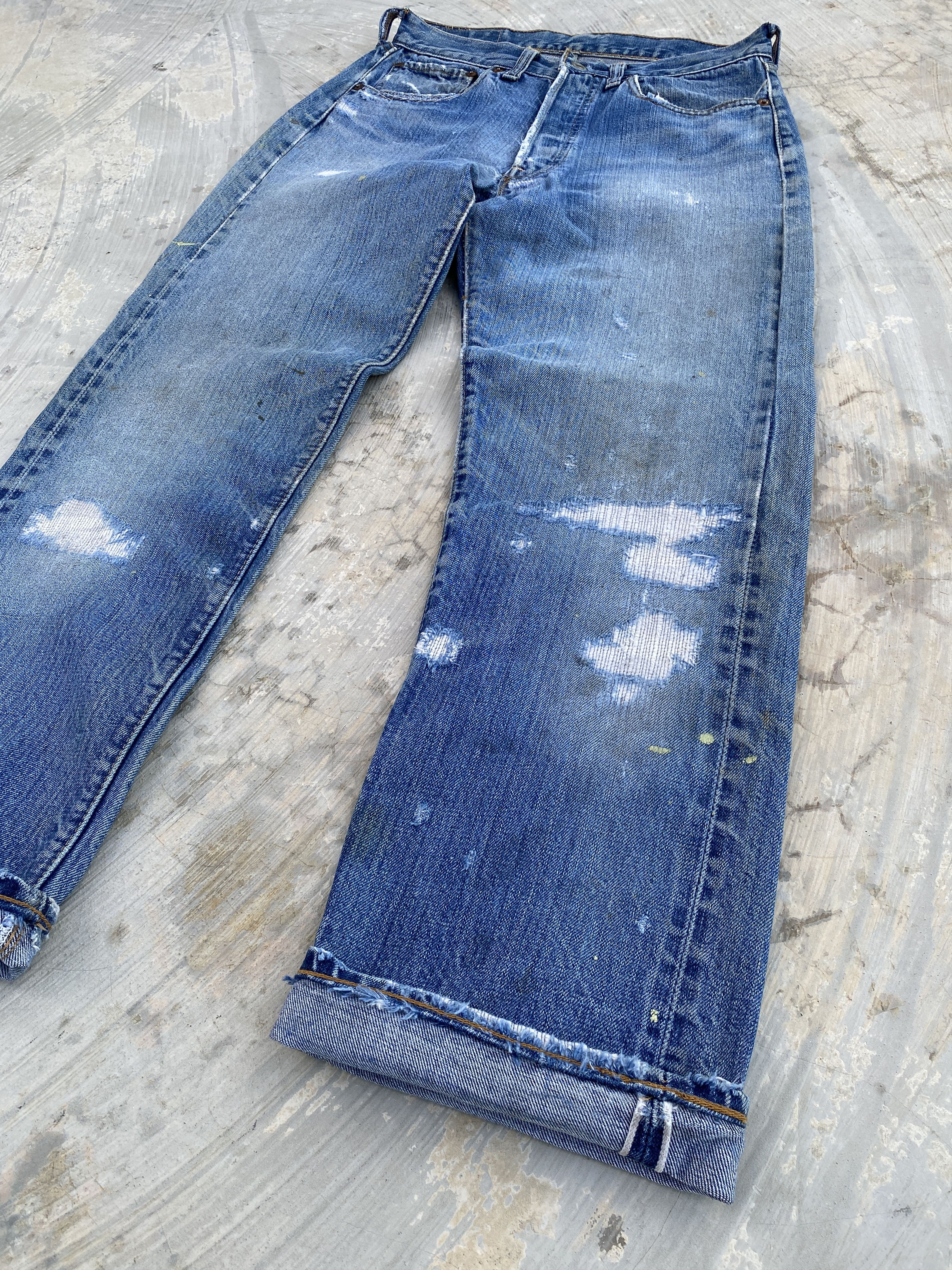 Levi's × Vintage Vintage 60/70s Levis 501 Big E Redline #6 Selvedge Jeans Size US 28 / EU 44 - 5 Thumbnail