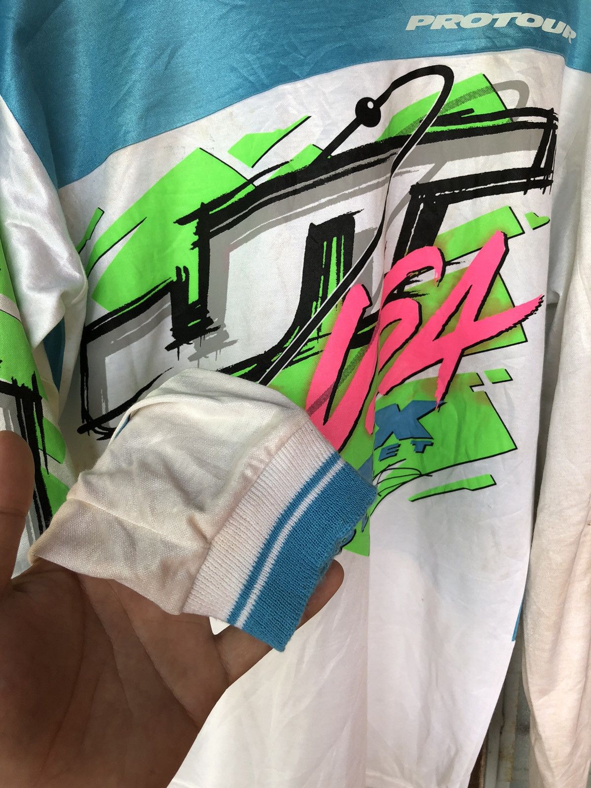 Vintage Vintage 80’s JT USA Racing MX Planet Jersey Pro Tour Jerseys Size US S / EU 44-46 / 1 - 4 Thumbnail