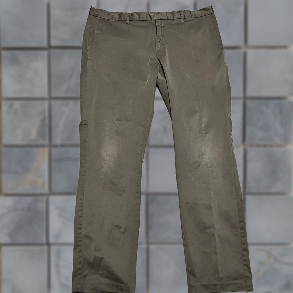 Vintage Ministry of Supply Slim Pants Mens 38 Gray Performance Golf Chino Tapered 30 in Inseam Mens Size US 38 / EU 54 - 1 Thumbnail