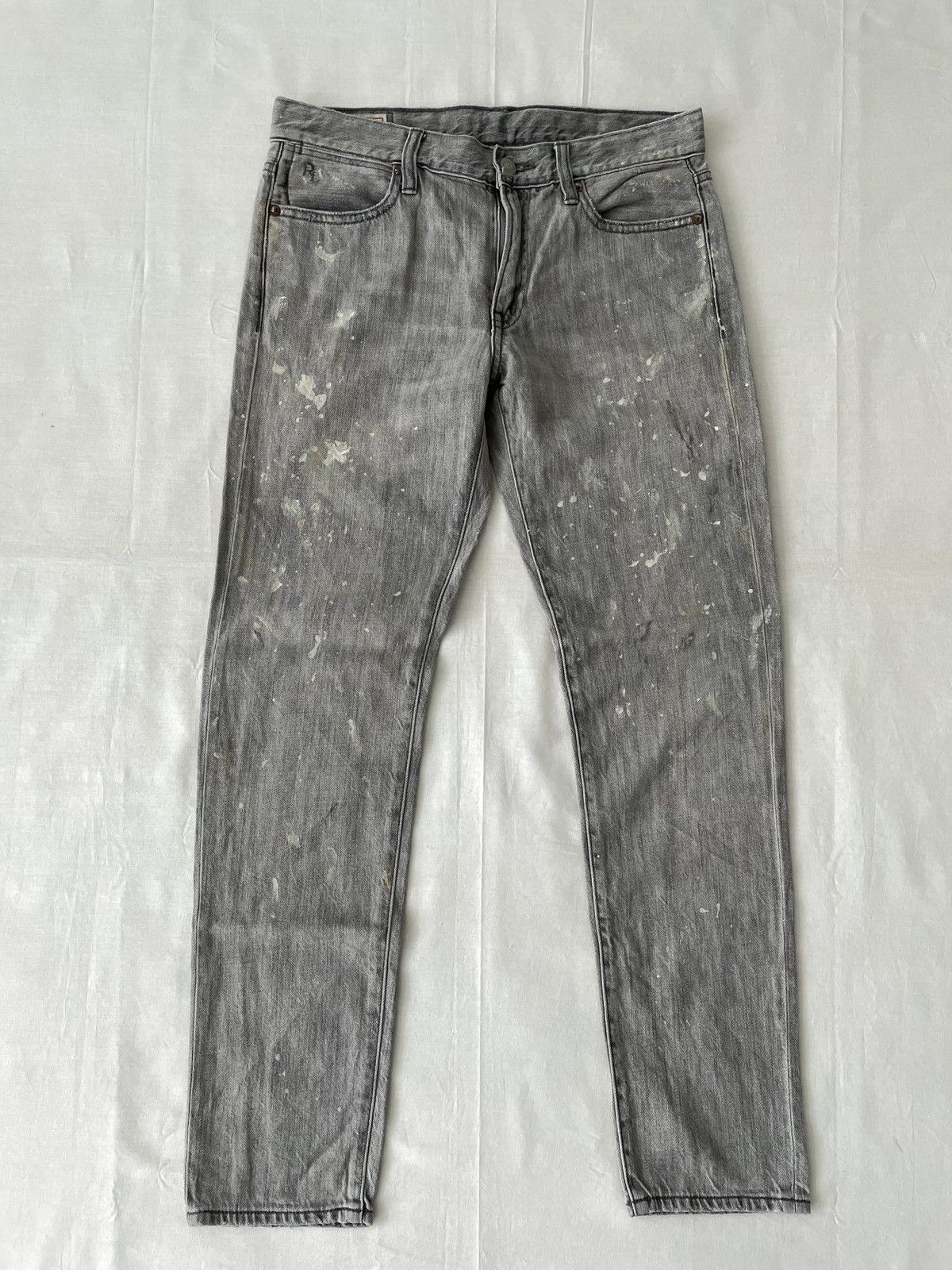 Polo Ralph Lauren Polo Ralph Lauren Astor Slim Boyfriend Paint Splatter Jeans Size 26" / US 2 / IT 38 - 2 Thumbnail