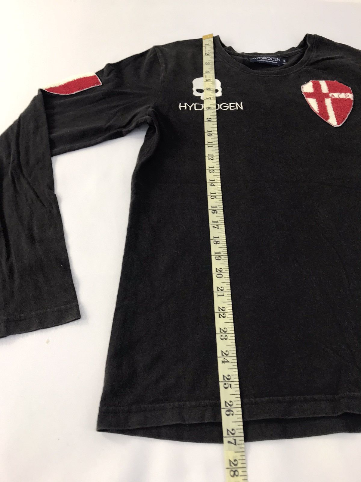 Japanese Brand Hype Hydrogen Jeans Embroidery Logo Longsleeve Tee Size US M / EU 48-50 / 2 - 12 Thumbnail