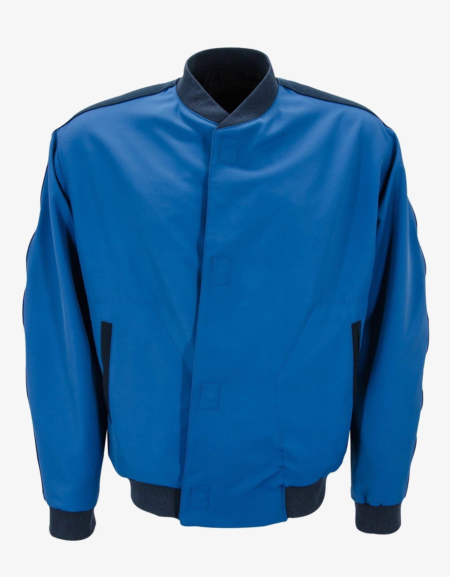 Balenciaga Balenciaga Electric Blue Bomber Jacket Size US S / EU 44-46 / 1 - 1 Thumbnail