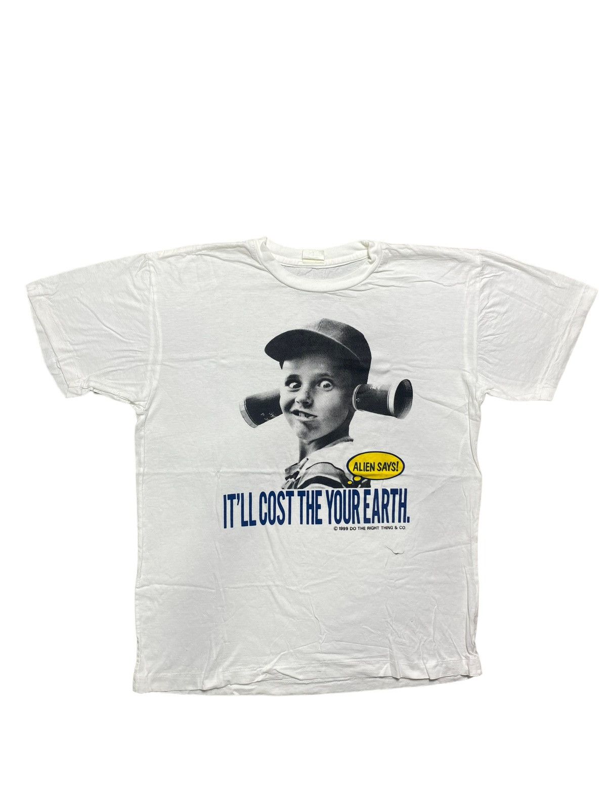 Other VINTAGE DO THE RIGHT THING & CO ALIEN SAYS GRAPHIC TEE Size US M / EU 48-50 / 2 - 1 Thumbnail