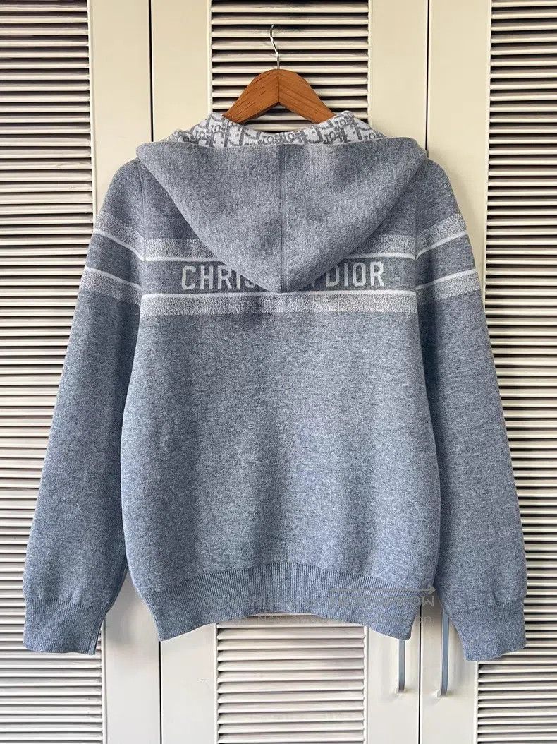 Dior Dior Cashmere hooded jacket Size S / US 4 / IT 40 - 2 Thumbnail