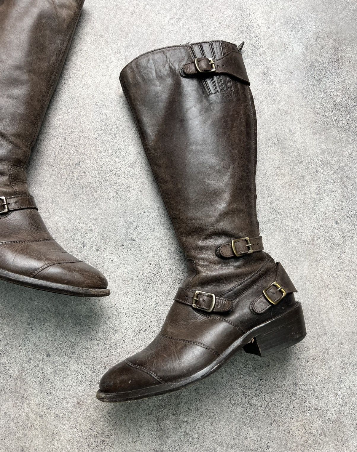 Belstaff Belstaff vintage biker high knee belted boots Size US 8 / IT 38 - 3 Thumbnail