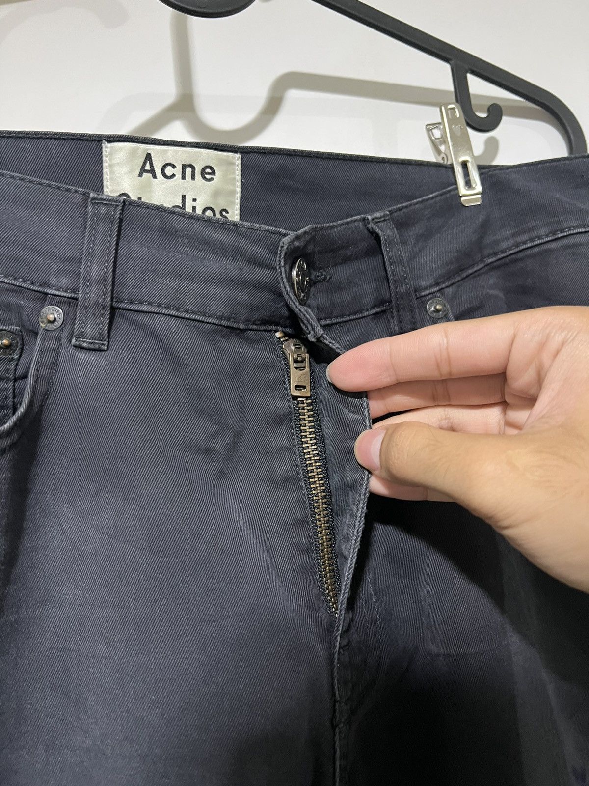 Acne Studios Faded Acne Studios Ace Ups Black Jeans Size US 31 - 7 Thumbnail