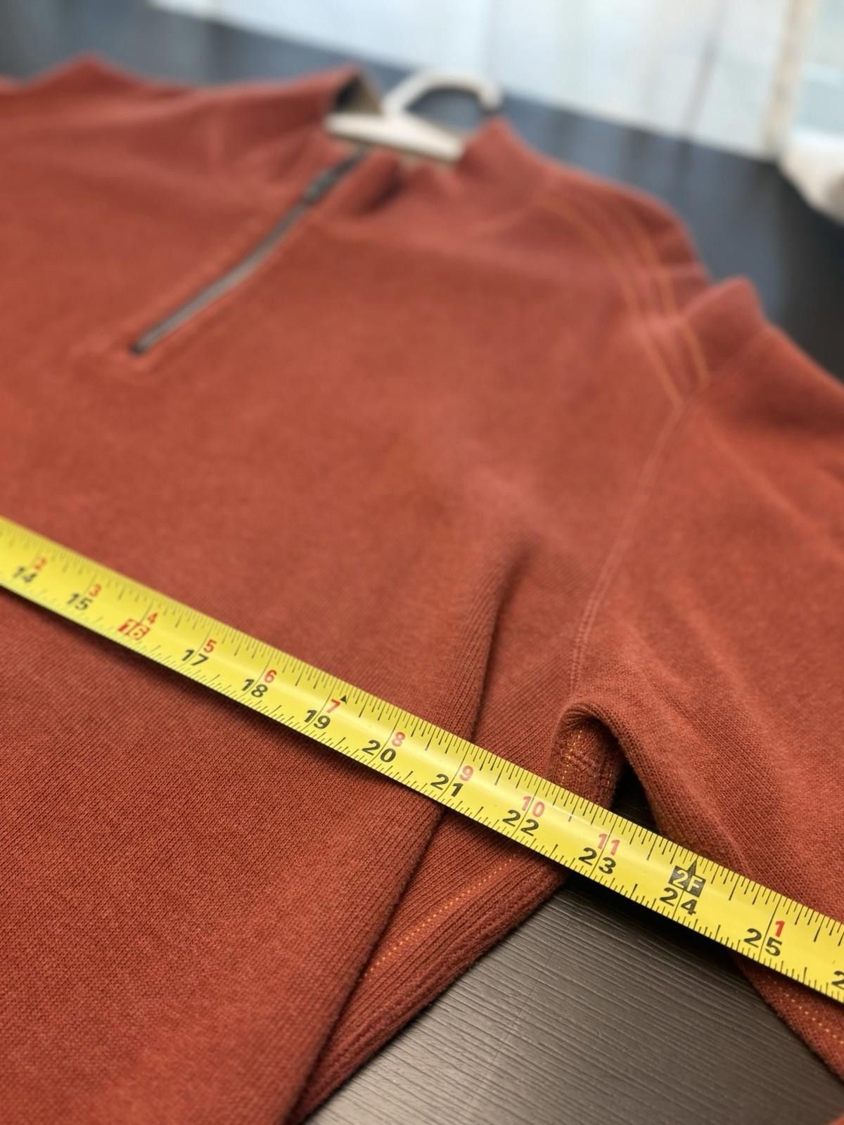Tommy Bahama Tommy Bahama Sweater Mens XL Red Quarter Zip Pullover Cotton Size US XL / EU 56 / 4 - 4 Thumbnail