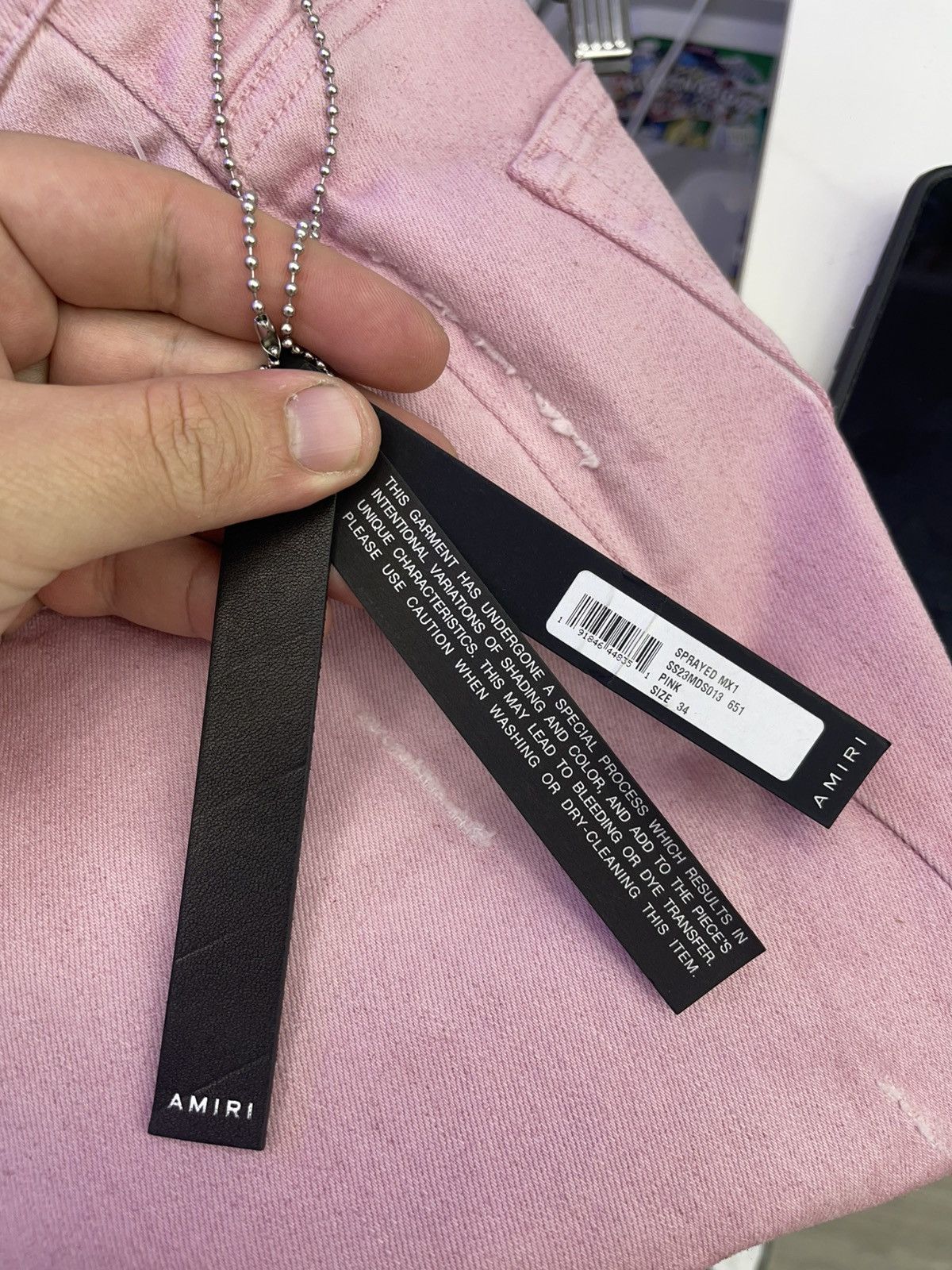 Amiri Amiri Mx1 (pink) Size US 34 / EU 50 - 6 Thumbnail