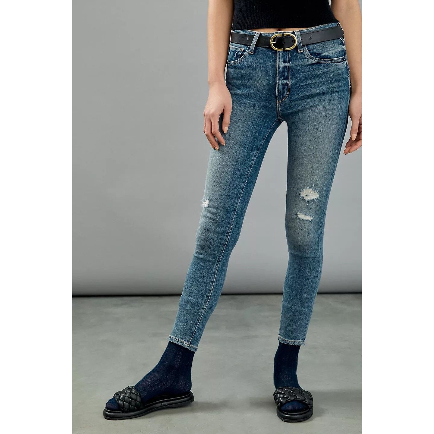 Anthropologie Joe\'s The Charlie High-Rise Skinny Ankle Jeans