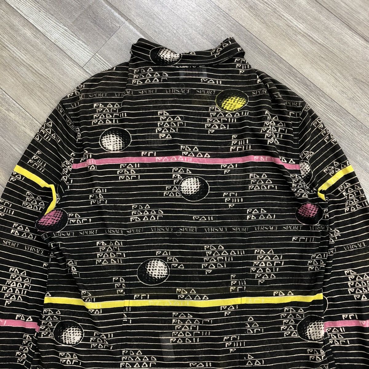 Versace 🇮🇹1990s Vintage Versace Silk Shirt Luxury Italian Designer Size US M / EU 48-50 / 2 - 12 Thumbnail
