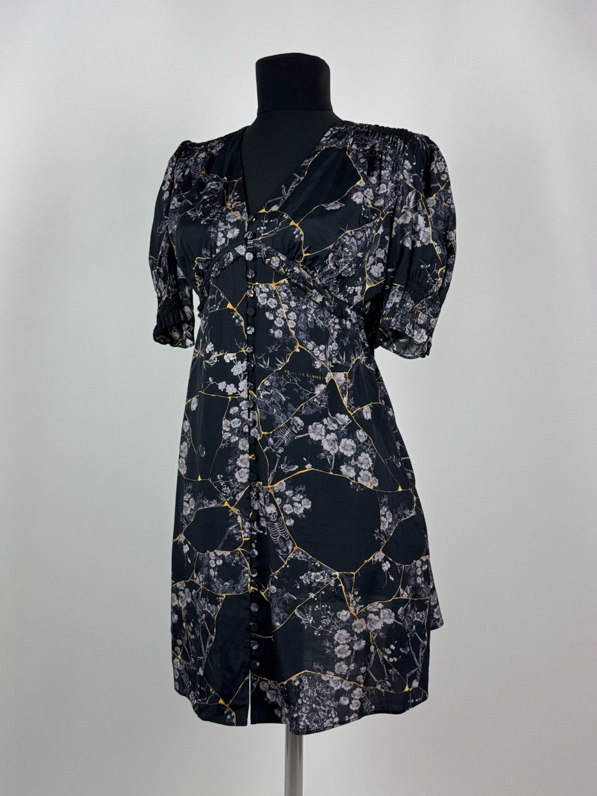 Allsaints AllSaints Demi Buruberu Floral Mid Dress Size S / US 4 / IT 40 - 1 Thumbnail