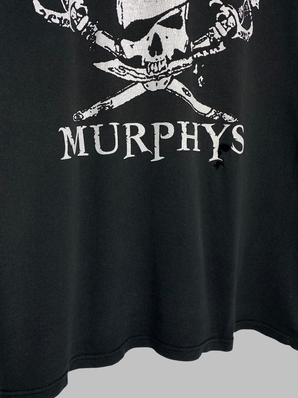 Band Tees Vintage Dropkick Murphys Skull Graphic Print Distressed Tee Size US L / EU 52-54 / 3 - 3 Thumbnail