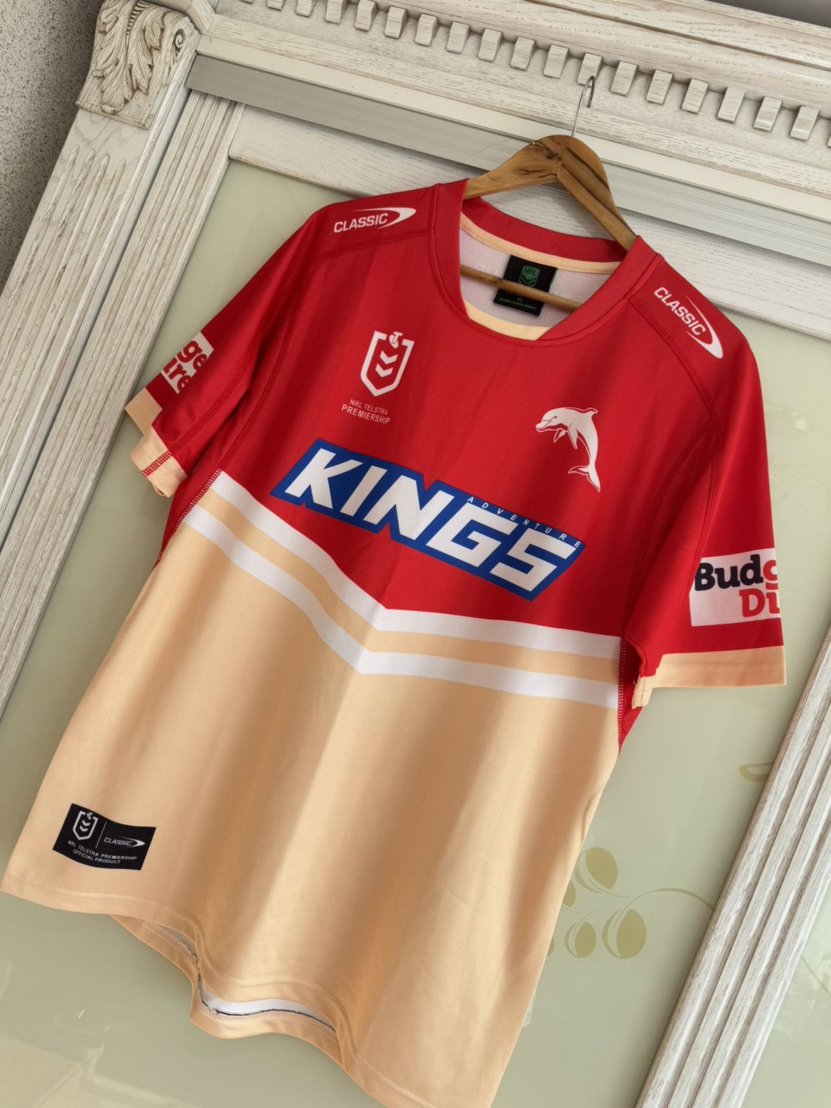 Other Dolphins 2023-2024 NRL Rugby Jersey Kit Shirt Size US XL / EU 56 / 4 - 3 Thumbnail