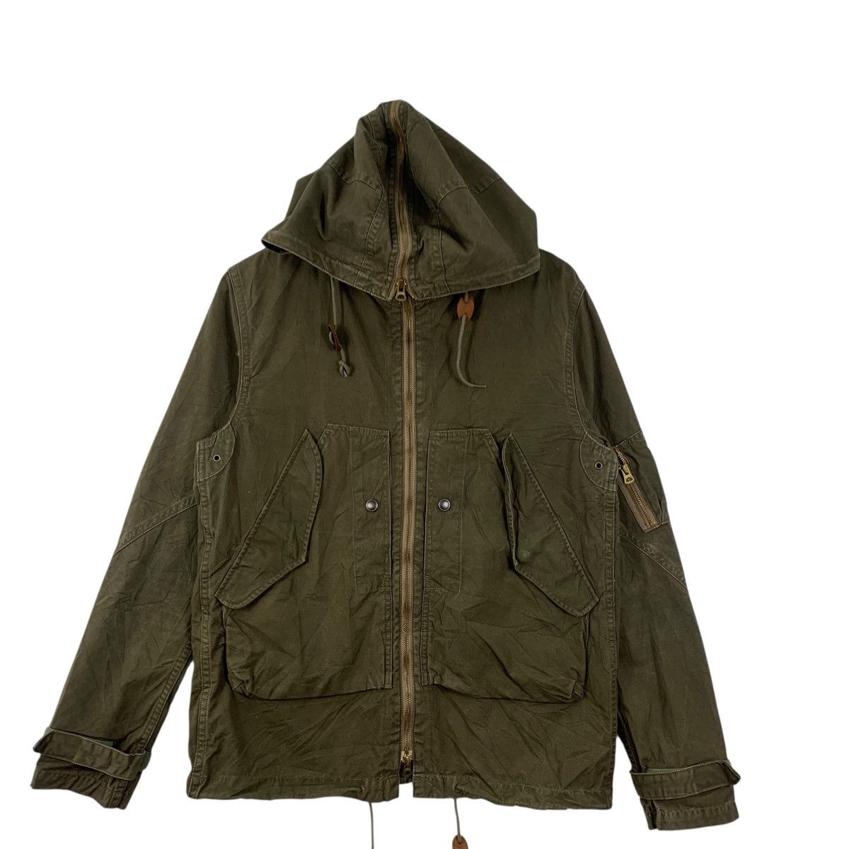 Johnbull Vintage JOHNBULL JAPAN Military Army Denim Jeans Jacket Size US L / EU 52-54 / 3 - 5 Thumbnail