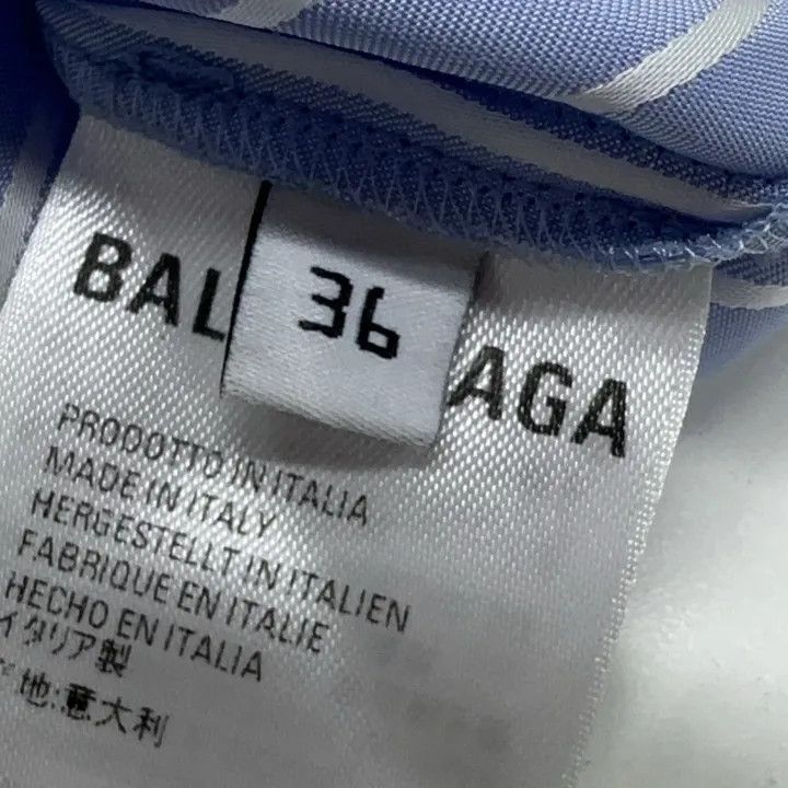 Balenciaga Balenciaga Balenciaga Loose Striped ButtonUp Shirt -2507 Size US S / EU 44-46 / 1 - 5 Thumbnail