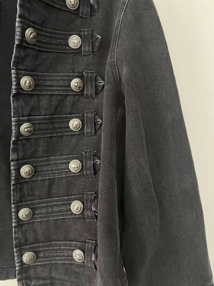 Japanese Brand Vintage Military Inspired Denim Jacket Size M / US 6-8 / IT 42-44 - 6 Thumbnail