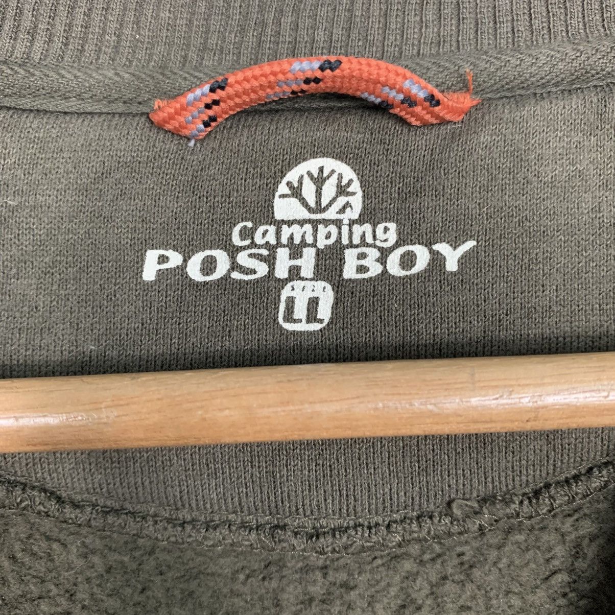 Japanese Brand Posh Boy Camping Crewneck Sweatshirt Size US L / EU 52-54 / 3 - 11 Thumbnail