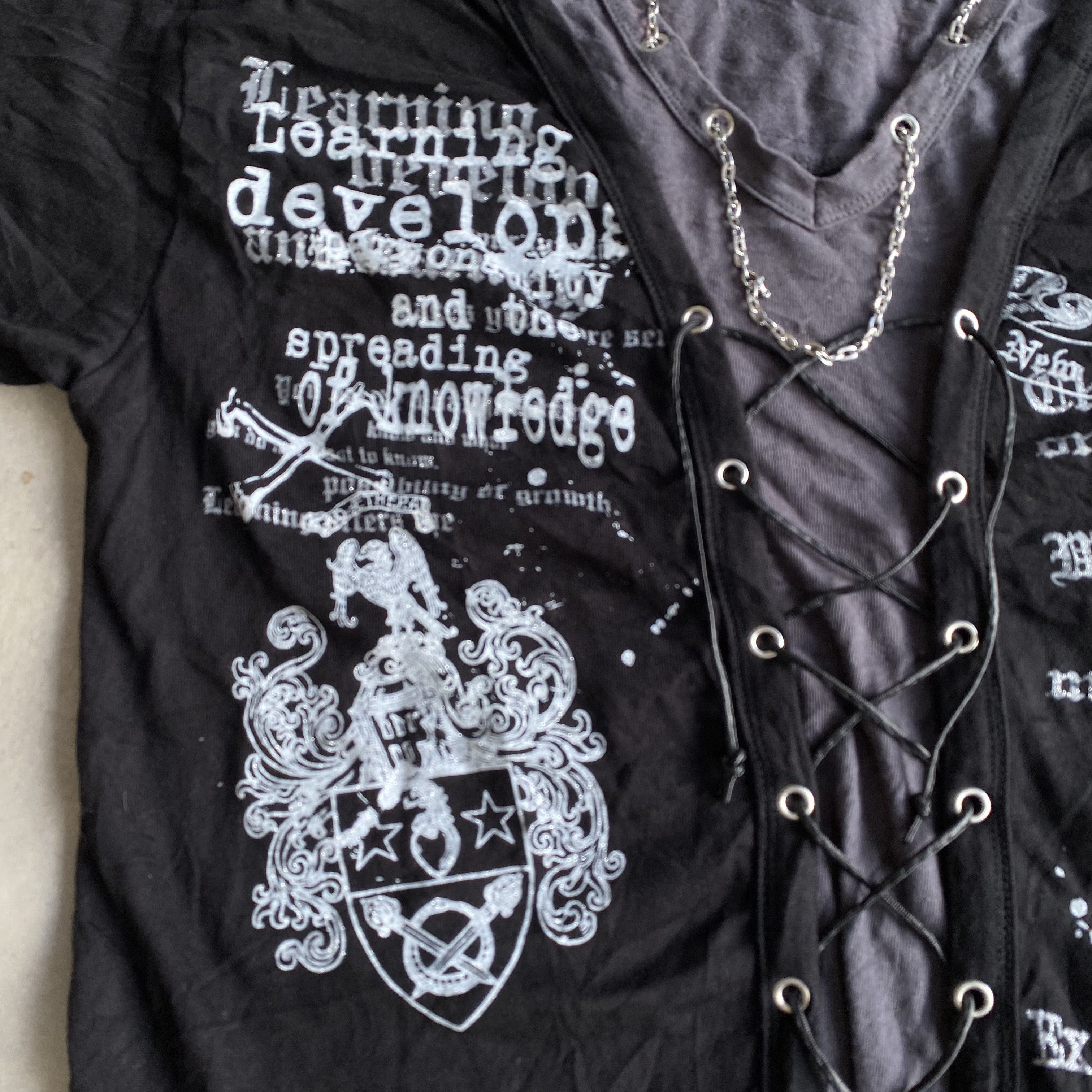 Seditionaries Crazy Beaumont Carr Poem Double Layer Punk Gothic Size US L / EU 52-54 / 3 - 7 Thumbnail