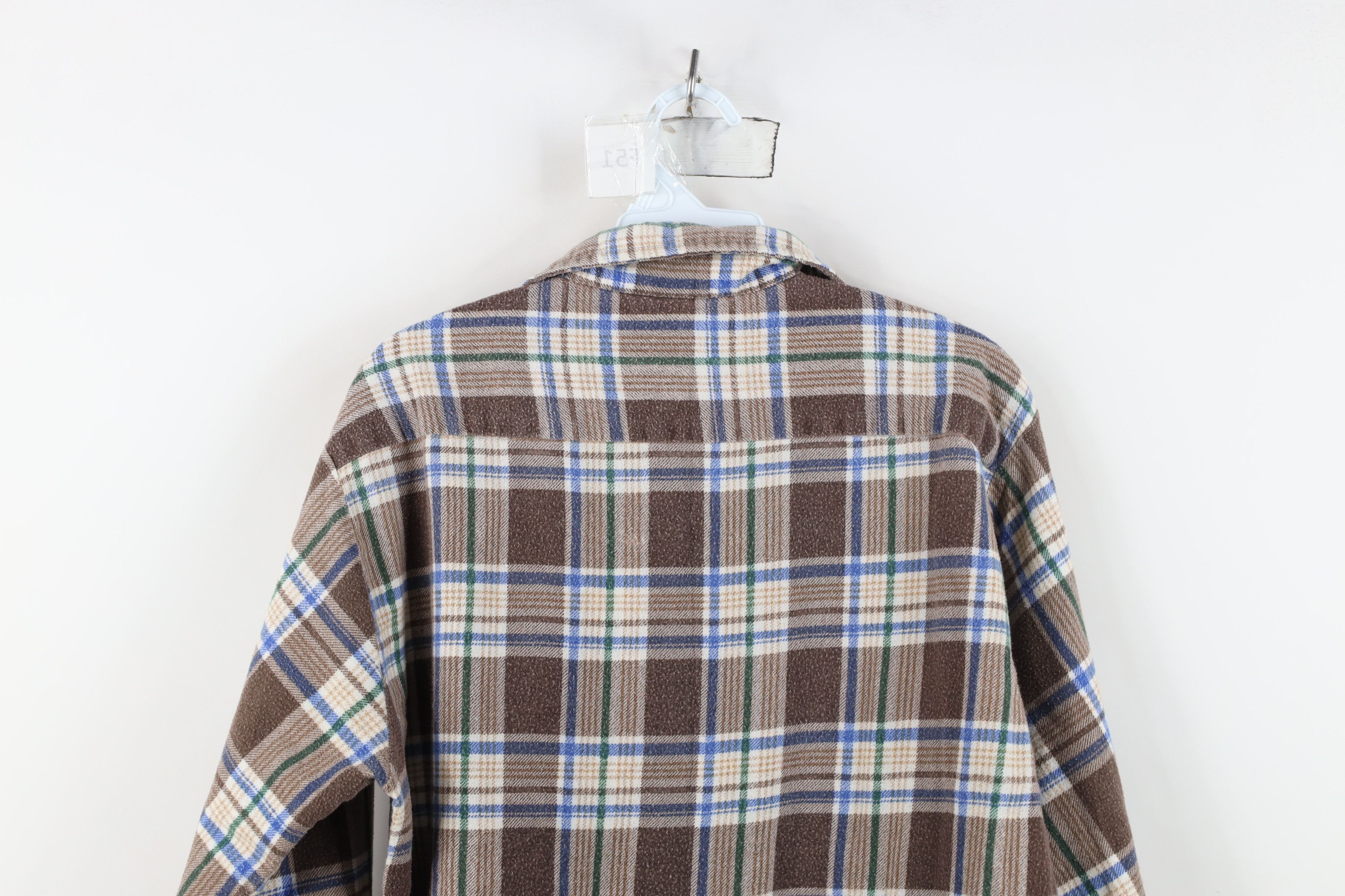 Vintage Vintage 60s 70s Streetwear Collared Button Shirt Plaid Size US M / EU 48-50 / 2 - 10 Thumbnail