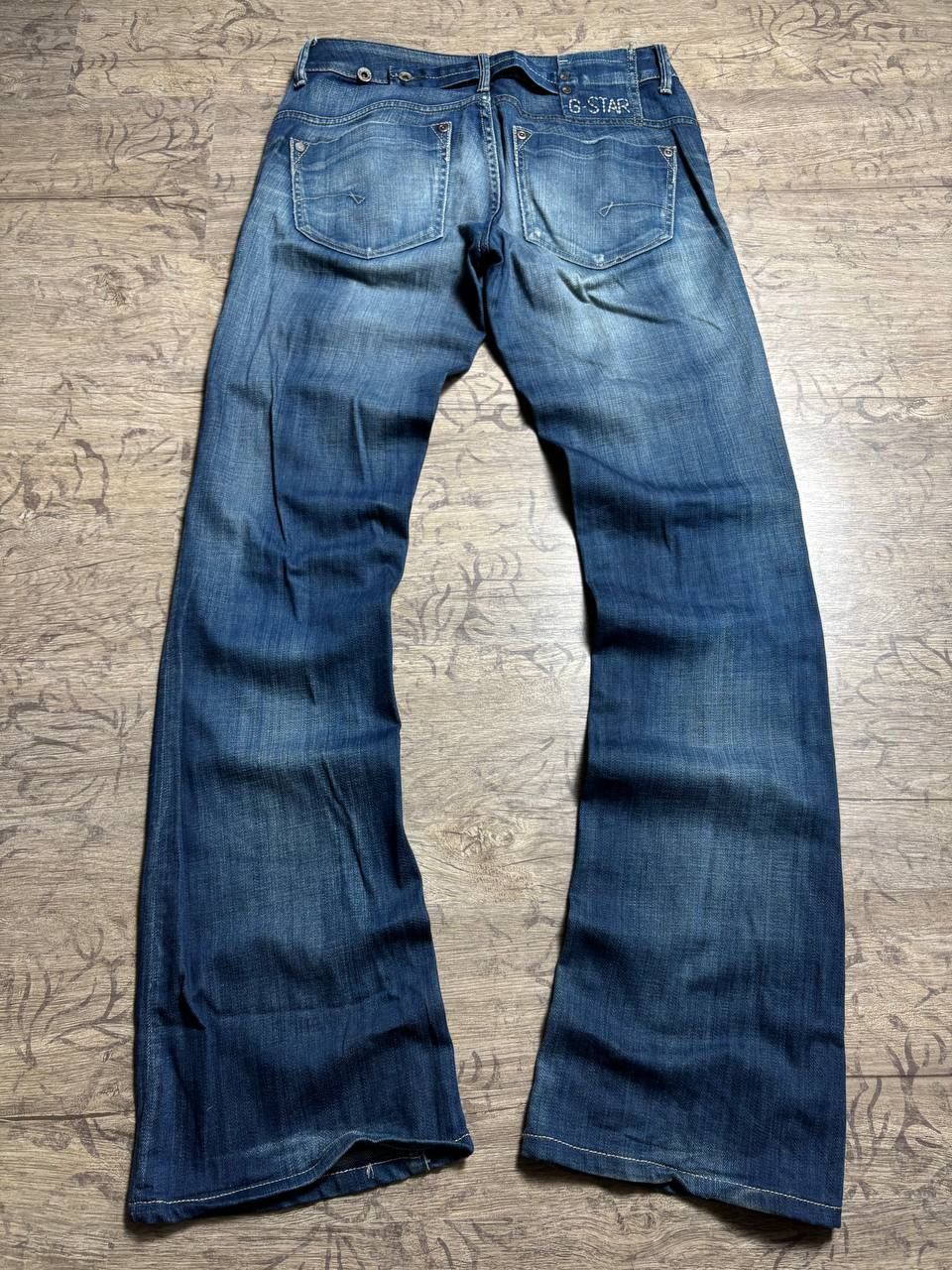 G-Star RARE💣 Flared Hysteric Glamour vibe Japan G-STAR Fade Jeans Size US 29 - 10 Thumbnail