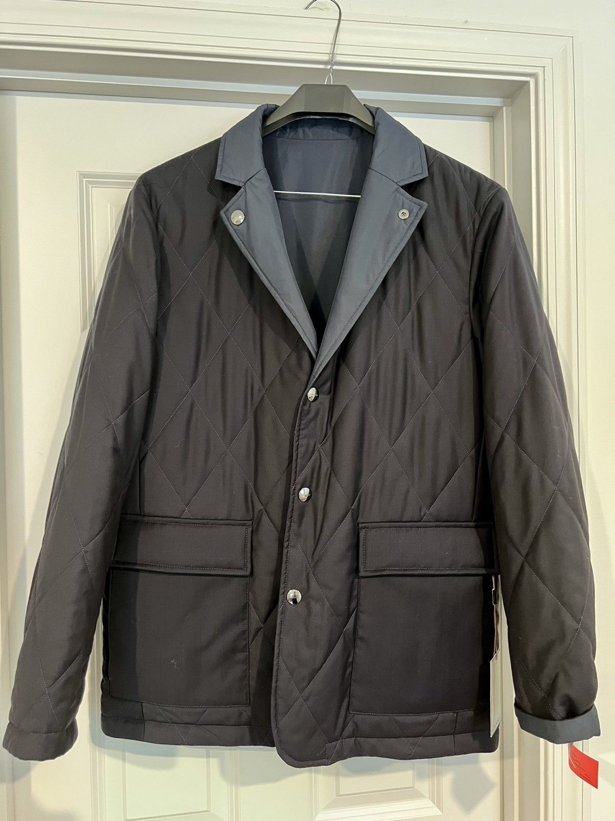 Canali NWT CANALI Impeccabile Water Repellent Reversible Jacket Size US M / EU 48-50 / 2 - 1 Thumbnail