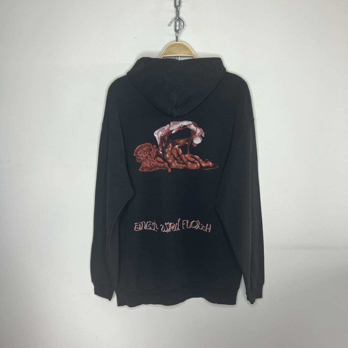 Band Tees Vintage Eisregen Hoodie Heavy Cotton Krebs macht frei Y2K Size US XL / EU 56 / 4 - 6 Thumbnail