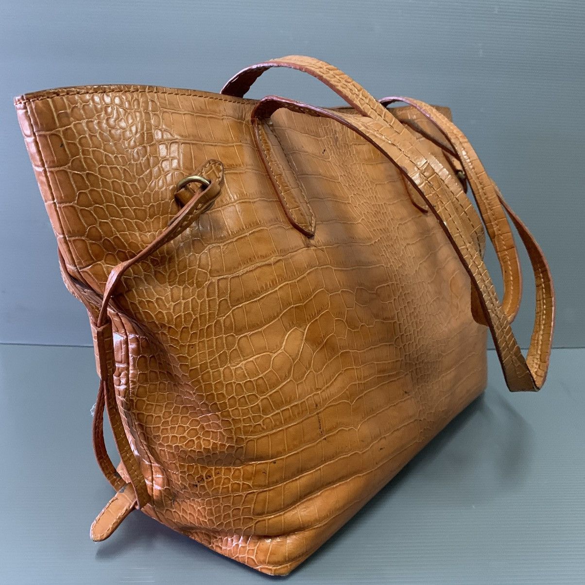Prada Prada Leather Tote Bag Size ONE SIZE - 4 Thumbnail