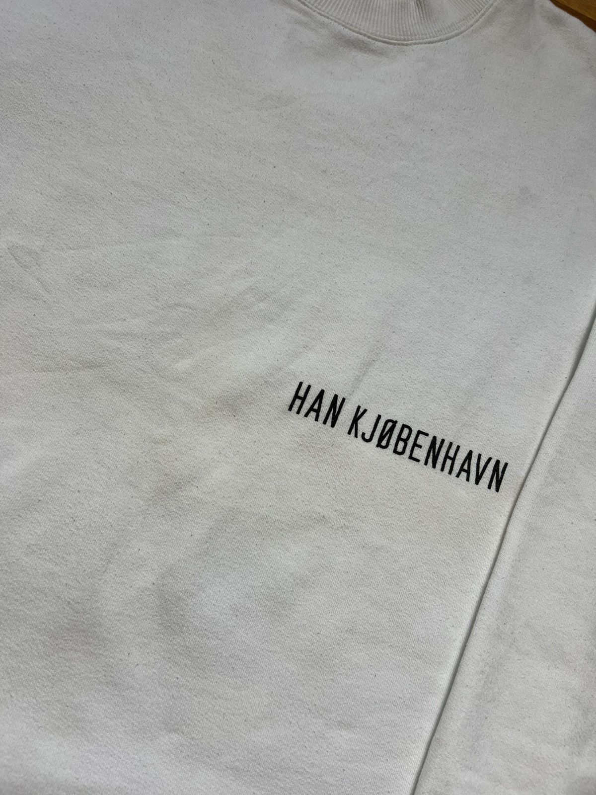 Han Kjobenhavn Sweatshirt Han Kjobenhavn logo white crewneck Size US M / EU 48-50 / 2 - 4 Thumbnail