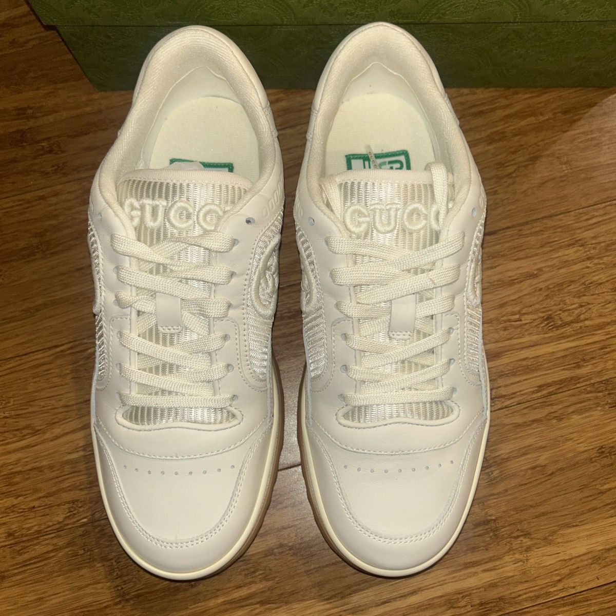 Gucci Gucci MAC80 Low Top Leather Skateboard Sneakers Size US 6 / IT 36 - 4 Thumbnail
