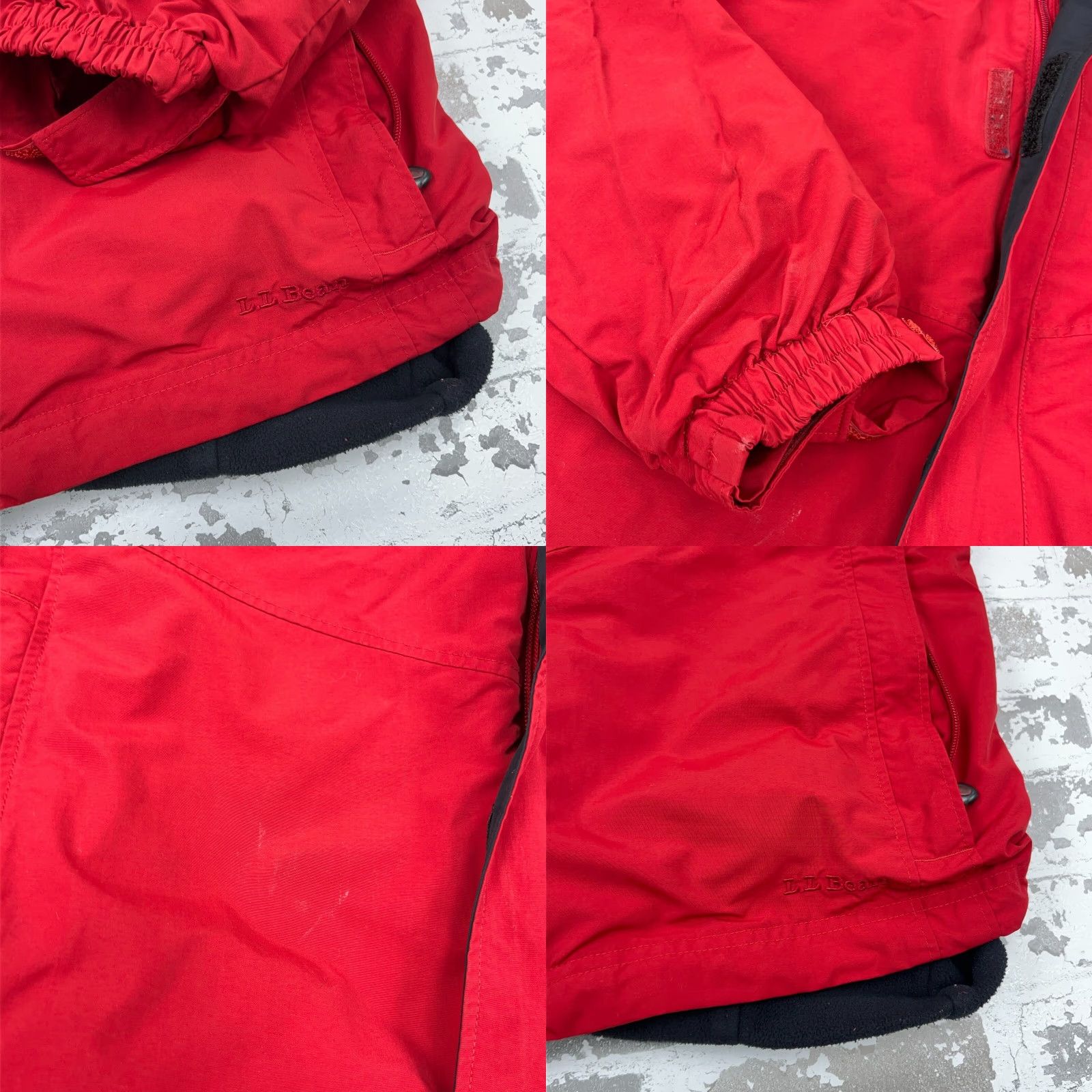 Vintage VINTAGE LL Bean Jacket Men Medium Red Parka Interchange All Weather Shell Fleece Lined Size US M / EU 48-50 / 2 - 8 Thumbnail