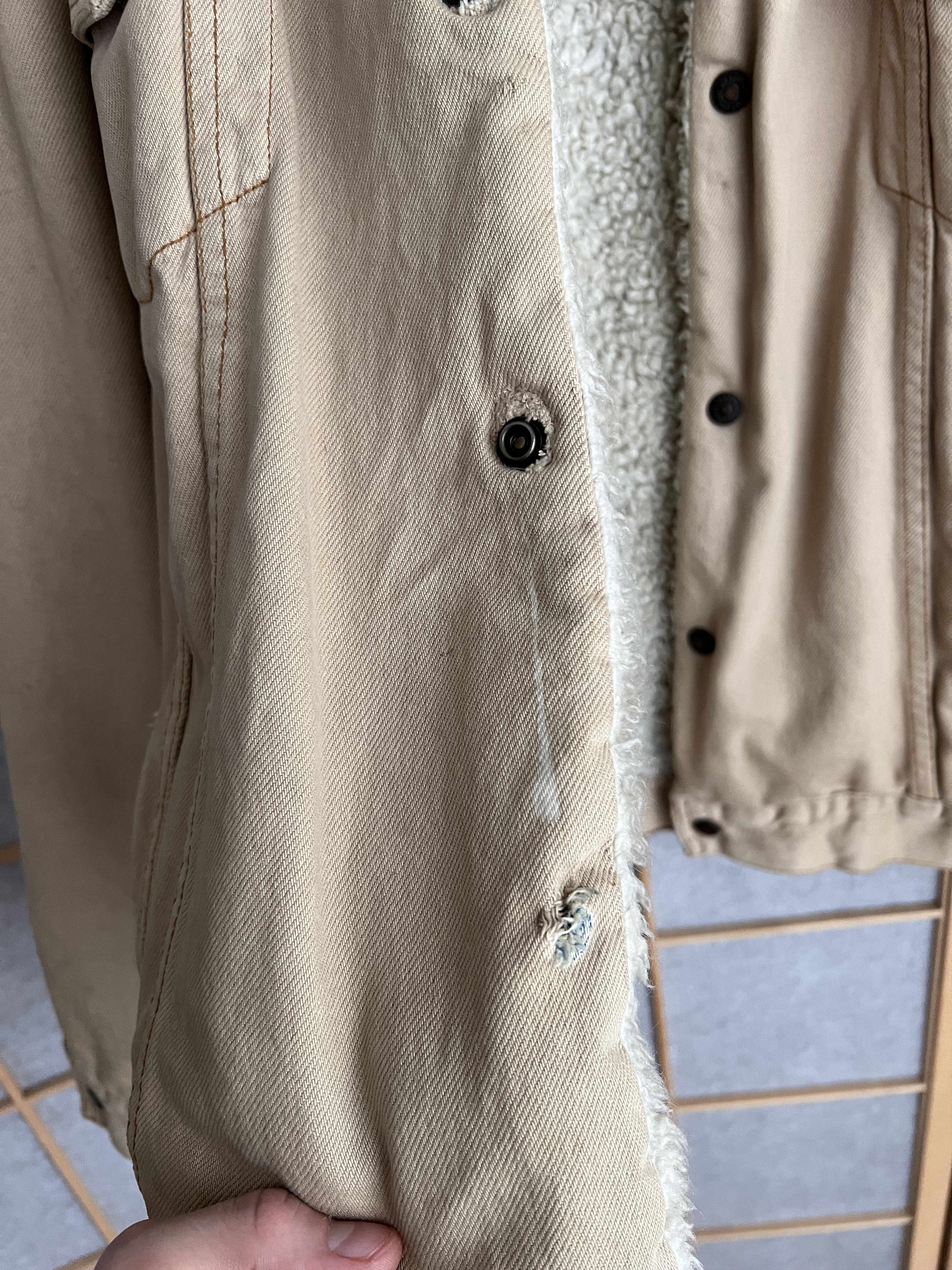 Faded VTG 80s Levis San Francisco USA denim jacket trucker