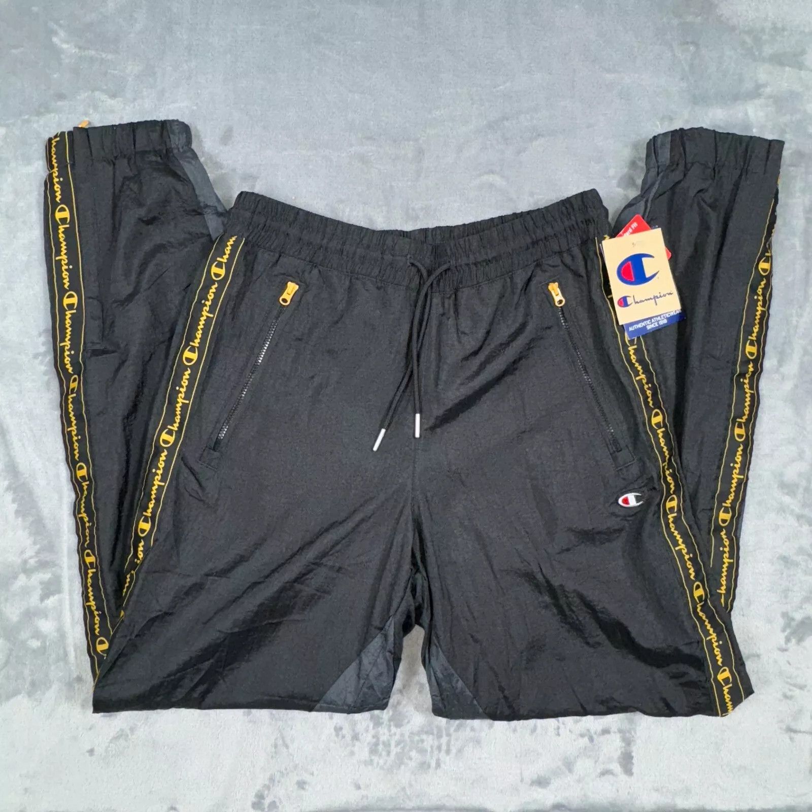Champion Champion 100% Nylon Windsuit Pants White Size US 30 / EU 46 - 1 Thumbnail